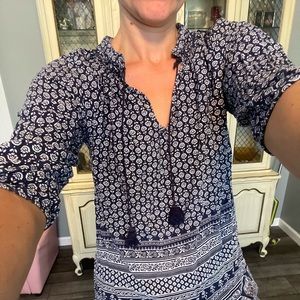 Roxy 3/4 length sleeve mini dress or coverup